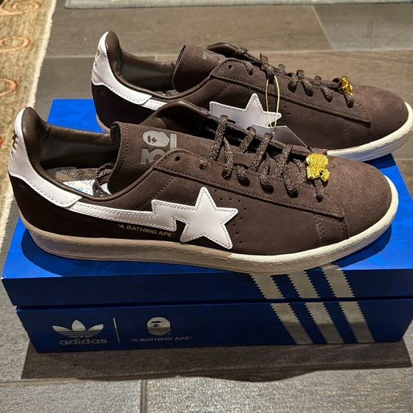 adidas gazelle silver green womens Adidas Campus 80s Bape 30th Anniversary Brown